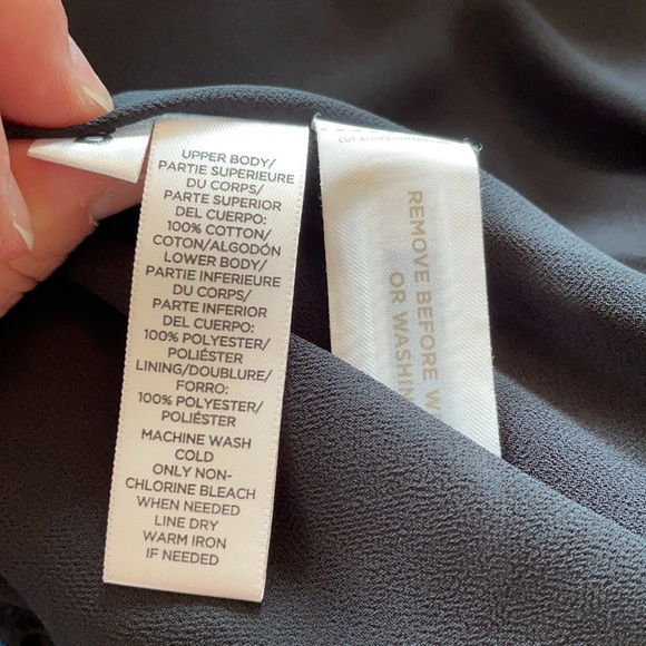 Black daisy eyelet dress - Picture 7 of 7